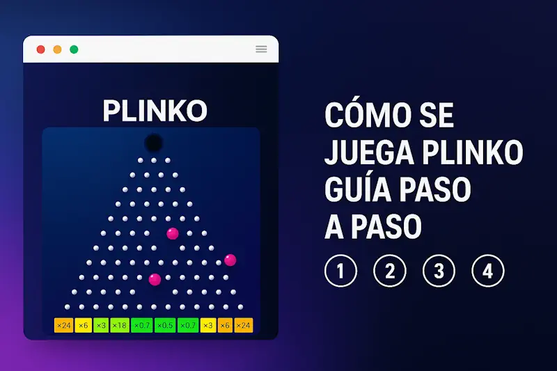 Como se juega Plinko - guía paso a paso